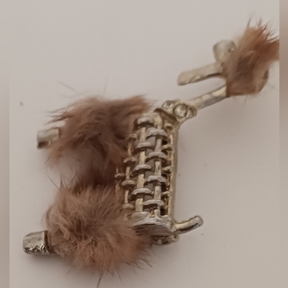 Vintage Gold-tone Poodle Brooch/Pin - Picture 3 of 5